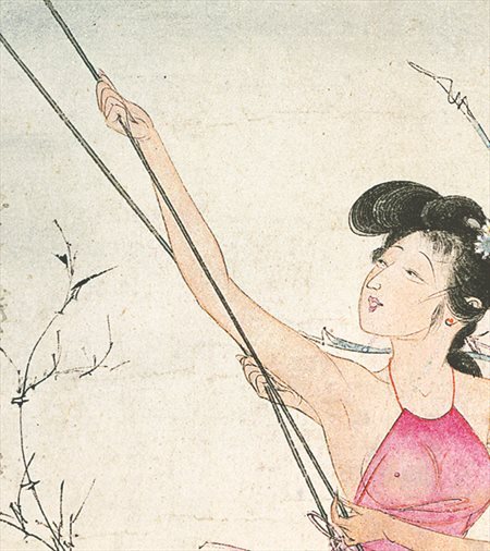 广宗-胡也佛的仕女画和最知名的金瓶梅秘戏图